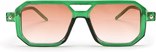 Miniatura 13 de Feisedy - B2622 - Lentes de sol estilo aviador, cuadrados, clásicos de los años 70, unisex, con montura clásica retro y elegante, UV400 Marco