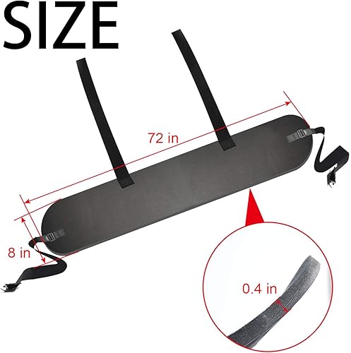 Miniatura 7 de Protección universal de parachoques, protector de parachoques trasero para coches, SUV, camiones, protector de parachoques trasero negro