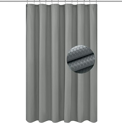 Miniatura 34 de Barossa - Cortina de ducha o forro de tela, Poliéster & Mezcla de poliéster, Blanco puro Blanco puro,Azul Aqua,Marrón,Crema,Gris Oscuro,Azul