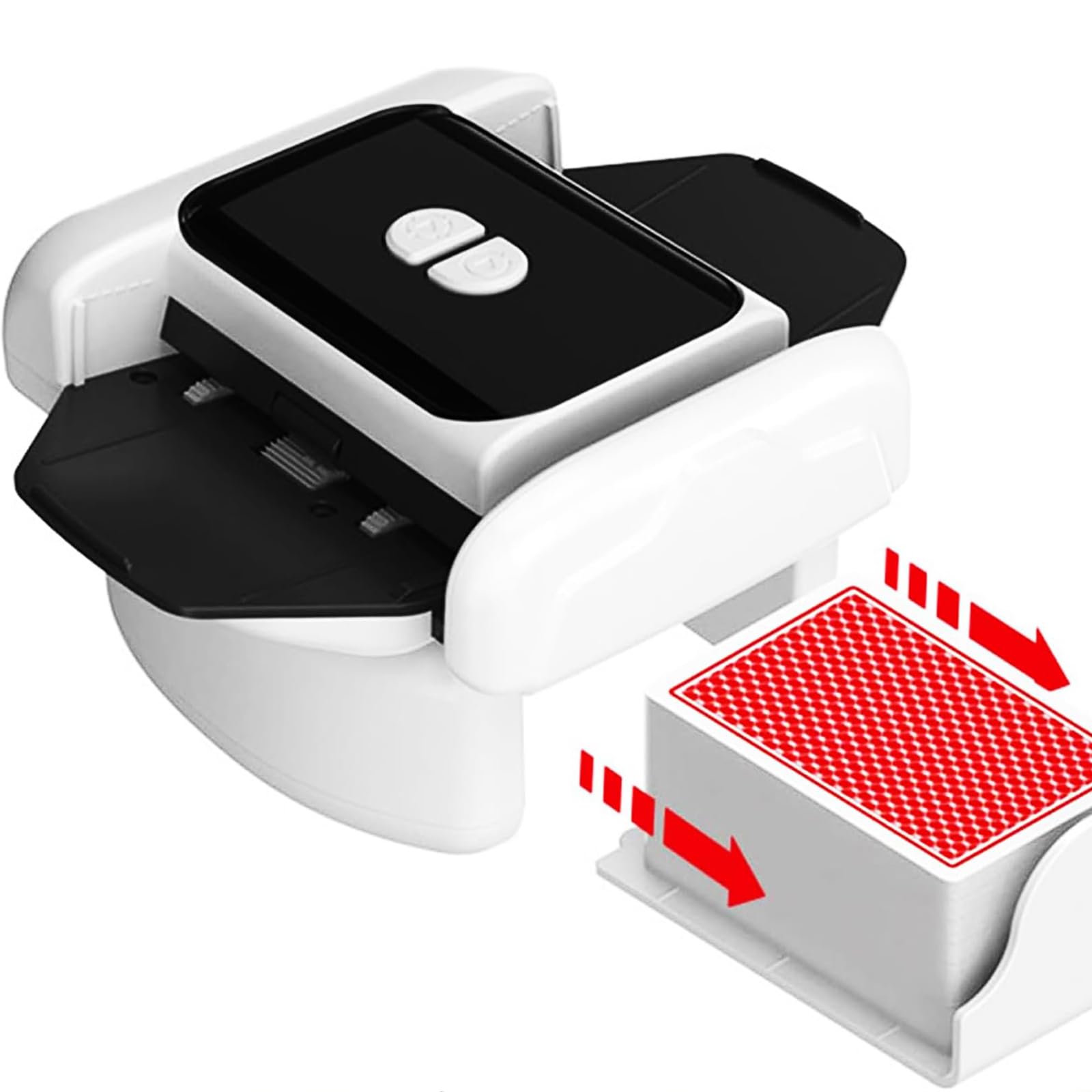 Mélangeur automatique de cartes silencieux rechargeable pour en finir avec le brassage lent