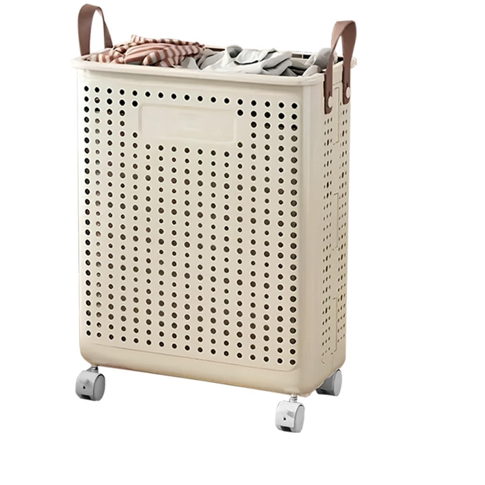 PP Laundry Basket With Wheels