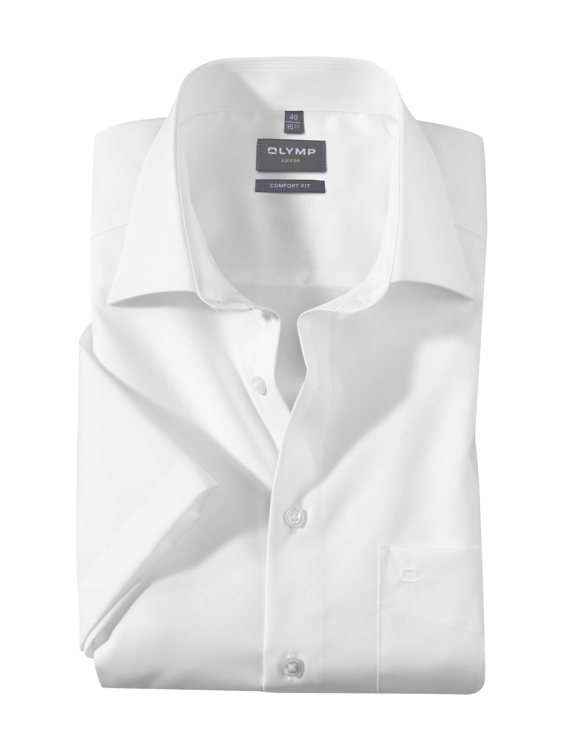 OLYMP Herren Hemd Comfort Fit Kurzarm