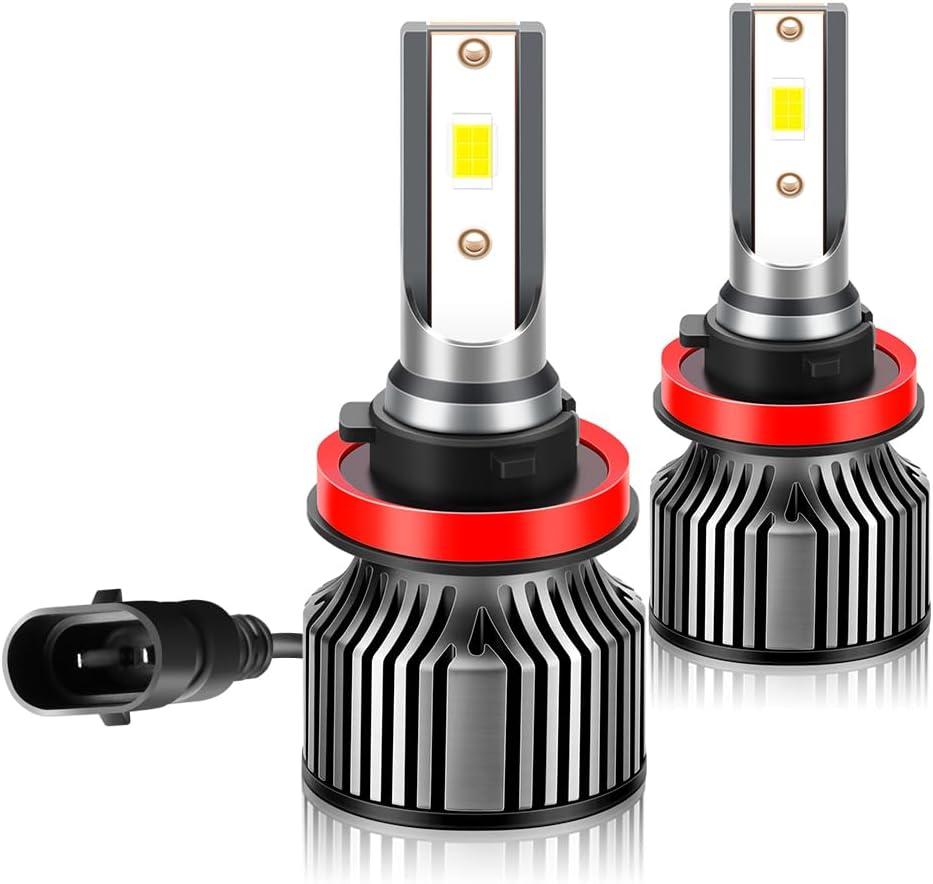 For Ford EcoSport 2018 2019 2020 High Beam & Low Beam Headlight Bulbs,Plug And Play,6000K White Plug&Play Pack of 4
