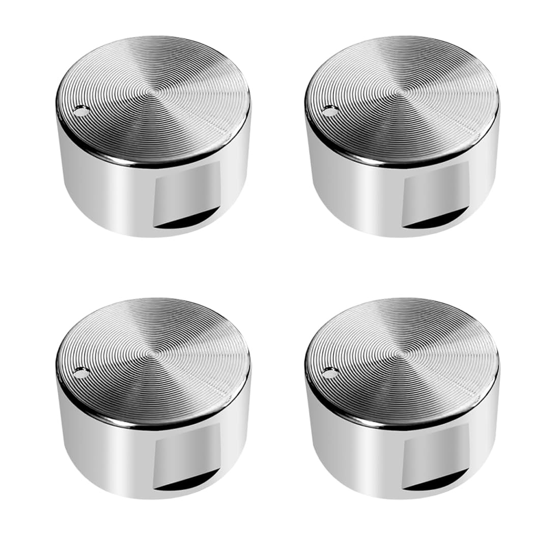 Manopole Fornello A Gas CUEMOON - Set Di 6, Metallo Argento, Per Forni E Piani Cottura - Foto 9