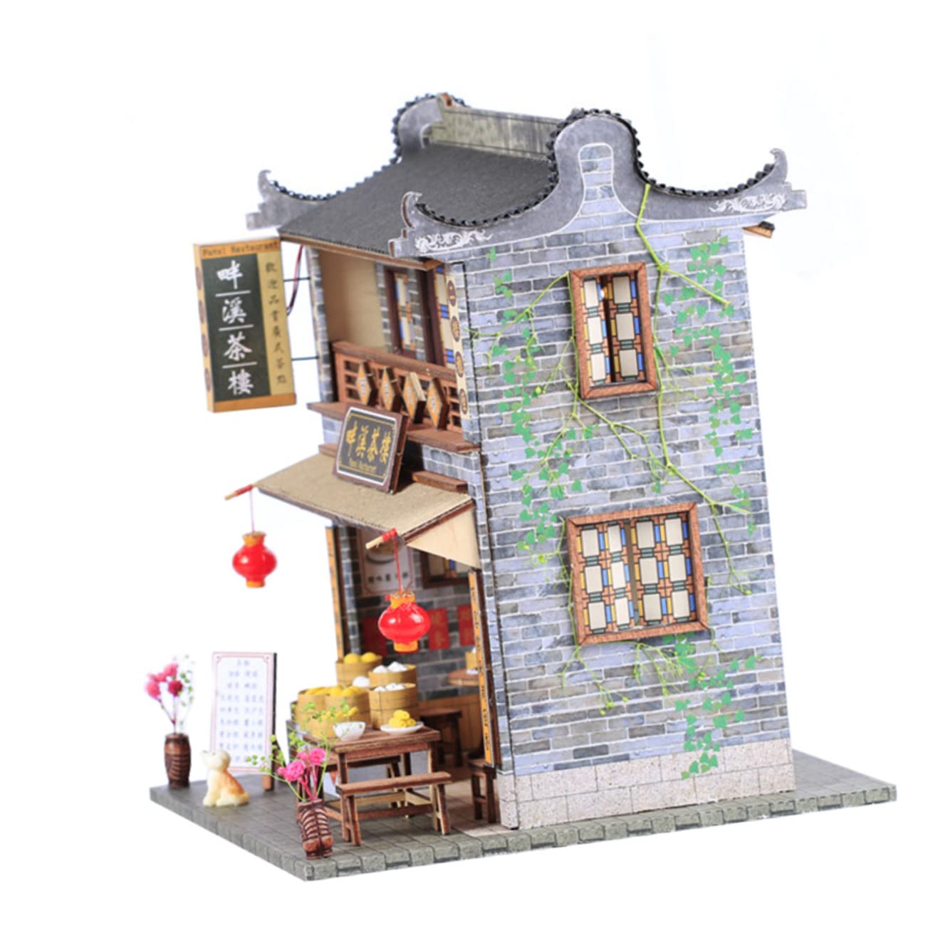 GALPADA 1Pc DIY House Model Kit Assemble Chinese Style House Model for Creative Fun and Skill Development for Desktop Decoration and Unique Present Ideas