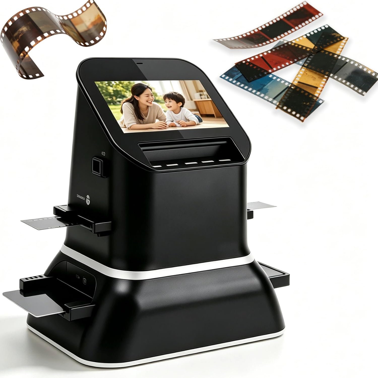 Scanner per pellicole e diapositive da 22 MP,Display LCD da 4,3",USB e HDMI