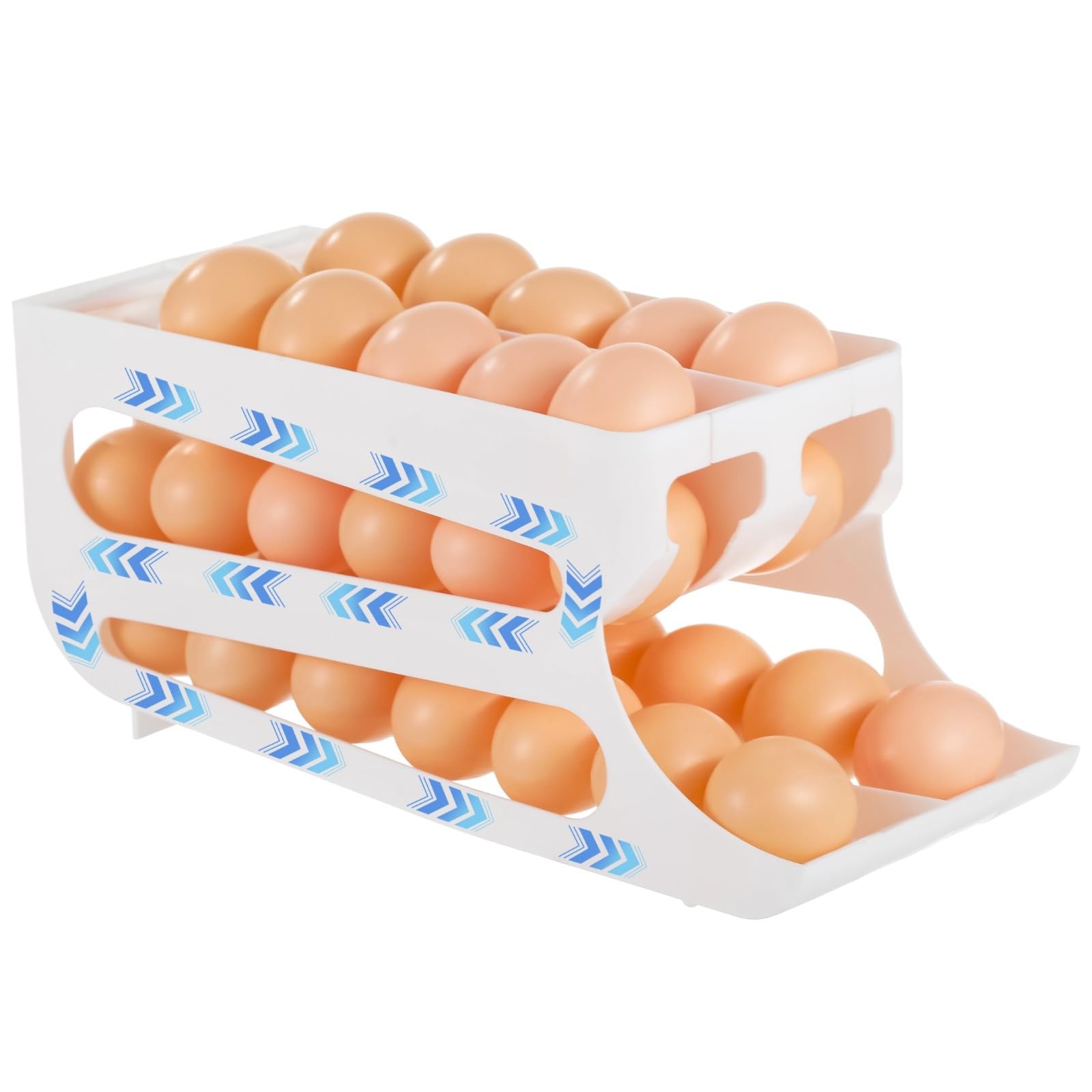 Distributeur automatique d'œufs de 60 capacités sur 3 niveaux avec inclinaison inclinée