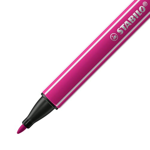 Image of STABILO Nylon Tip Writing Pen PointMax Wallet of 15 Assorted Colours, 488 /15-1-20, Multicolor | pointMax pen with hard nylon tip and bold 0.8 mm line for confident writing, journaling and colouring