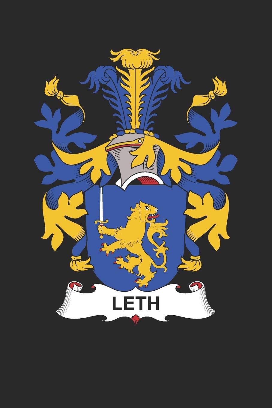 Leth: Leth Coat of Arms and Family Crest Notebook Journal (6 x 9 - 100 pages)