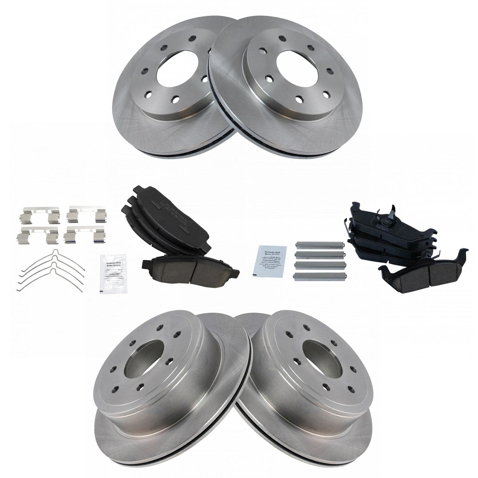 Ceramic Brake Pads And Rotors |Hardware Kit WFWH1-13049 - View #6