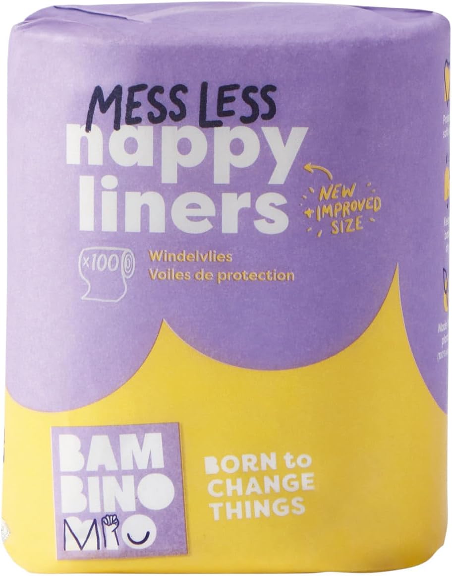 Bambino Mio, Supersoft Cloth Diaper Liners, 100 Units