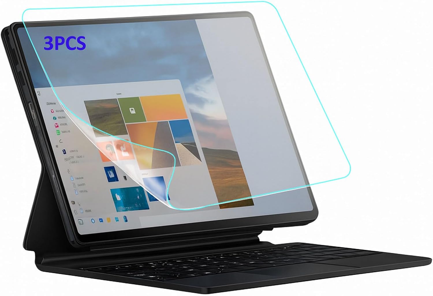 Hydrogel Screen Protector Cuttable 120 x 180 mm [Pack of 3] Universal HD Anti-Scratch Screen Protector for Mobile, Tablet, GPS, Camera & Car Screen