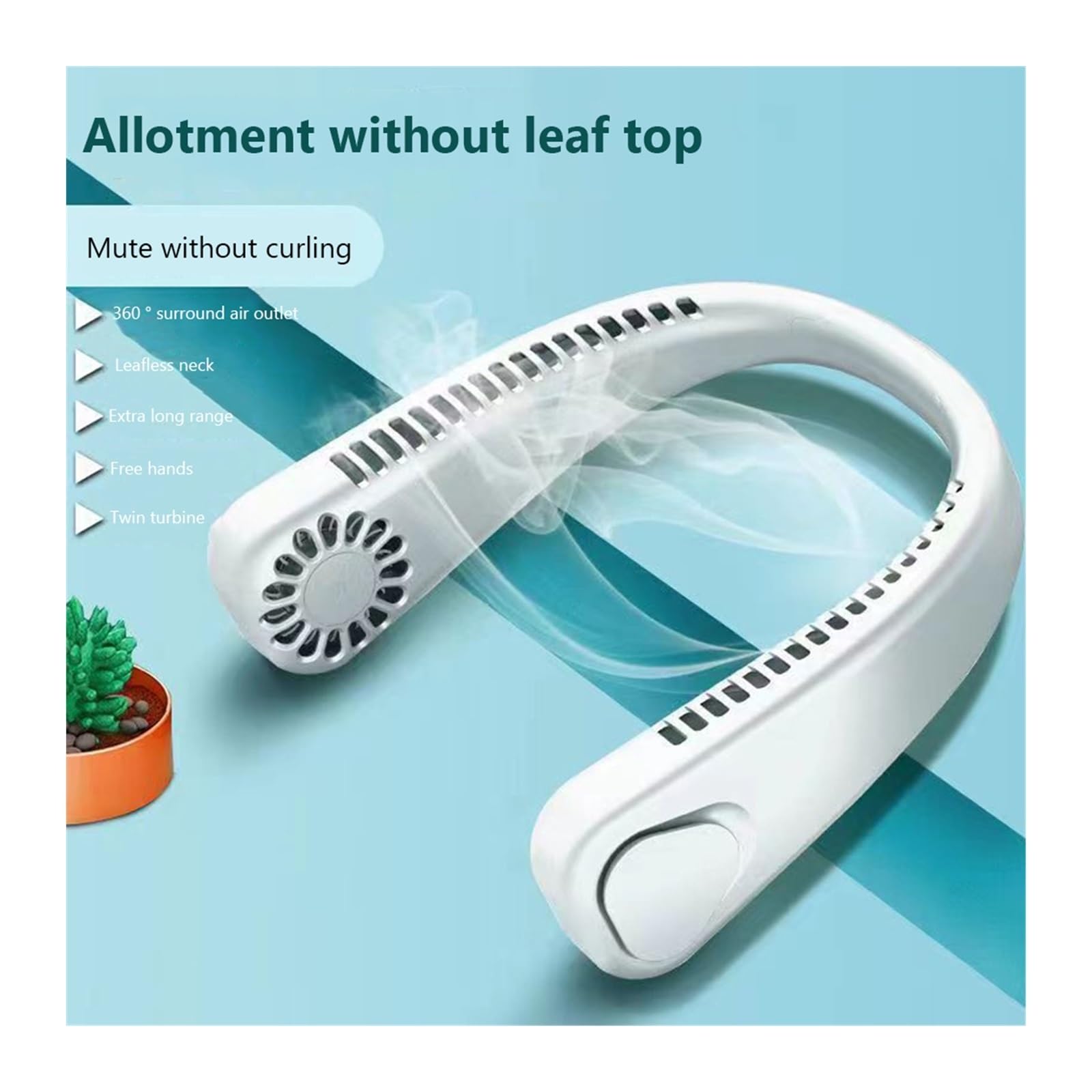 Amazon.co.jp: WEYEZEブレードレスネックファン冷却USBブレードレス