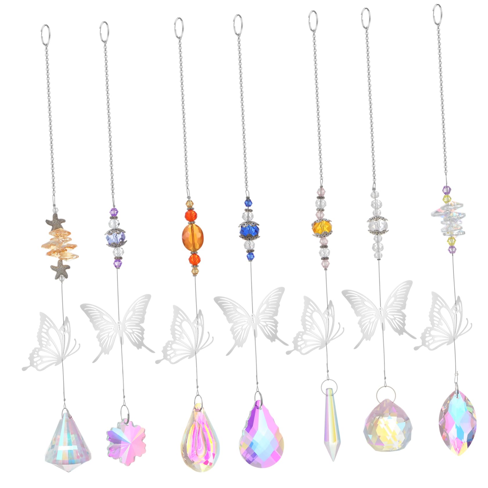 Attrape-Soleil Cristal Anti-Grisaille Décoration Lumineuse Fenêtre