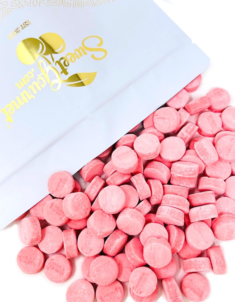 SweetGourmet Pink Wintergreen Lozenges, 3 Pound Bulk Bag, Canada Mints Gluten-Free Candy