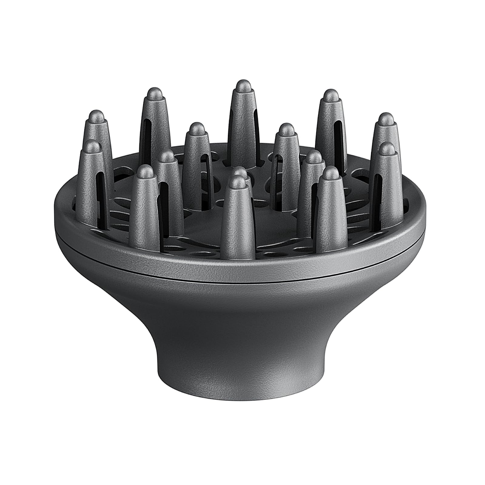 Wavytalk Grey Diffuser - Compatible with Wavytalk Blown Away Ionic Hair Dryer (Fits 49.6mm Internal Diameter)