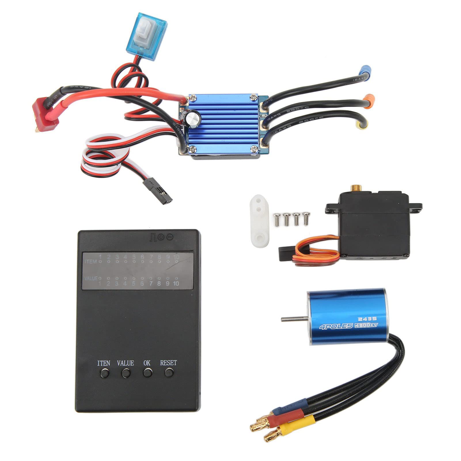 Amazon.co.jp: RCブラシレスモーターESCセット 4800KVブラシレス