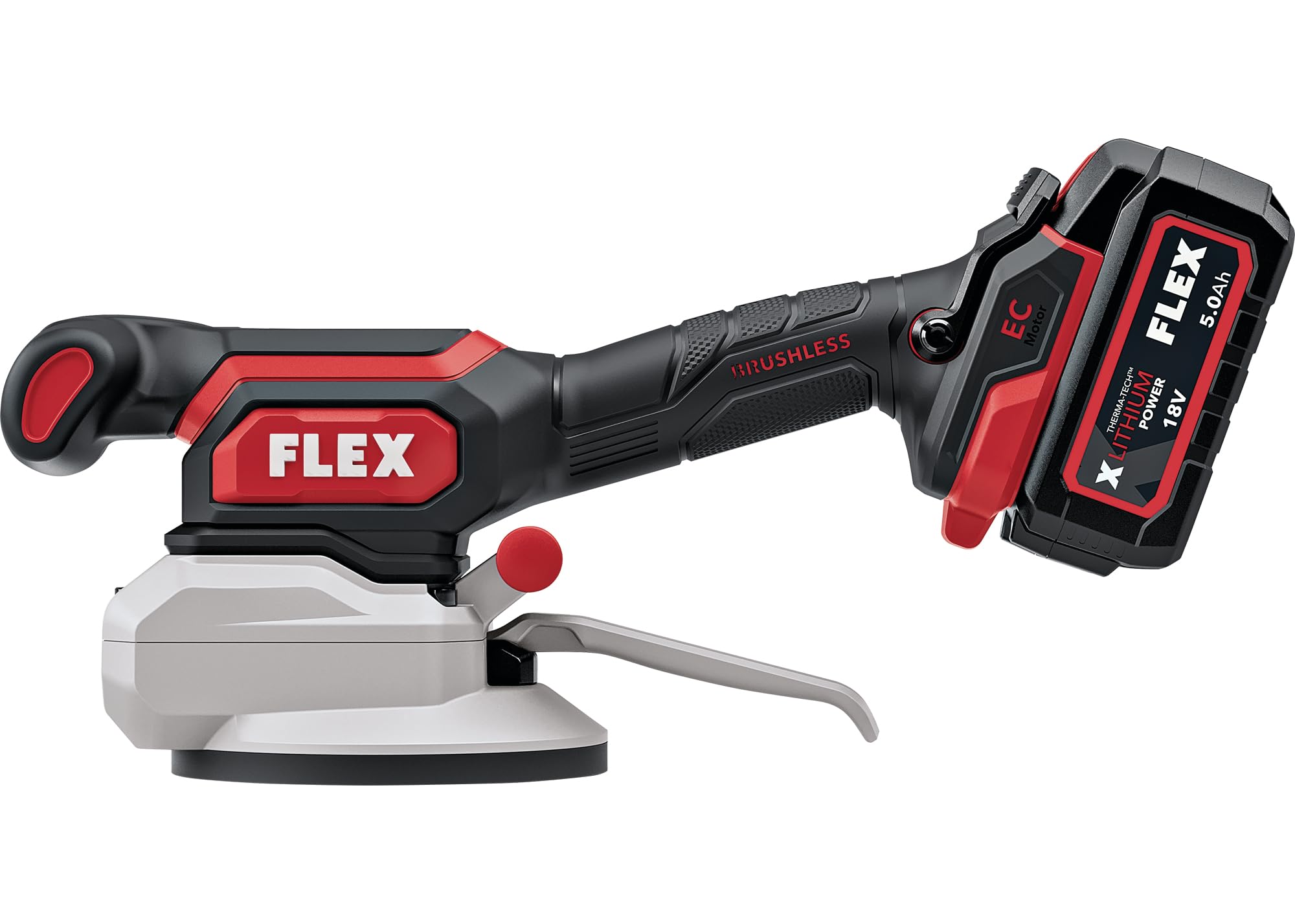 FLEX Akku-Fliesenrüttler TV 18-EC C 18 V Ø 120 mm bürstenloser Motor EMS LED Akkuanzeige Fliesenvibrator