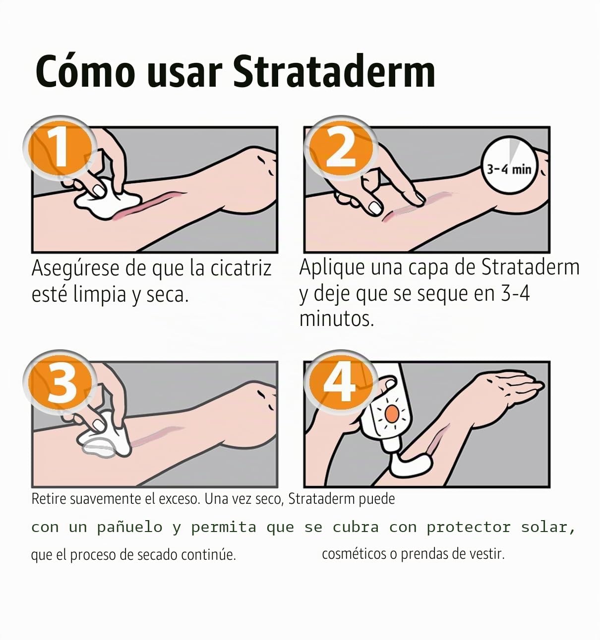 Strataderm Gel para terapia profesional de cicatrices para cicatrices viejas y nuevas, 5 gramos
