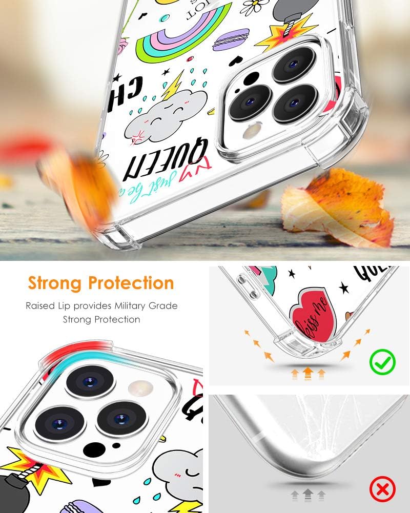 DTTO Compatible with iPhone 12/12 Pro Case,Clear Soft TPU Anti-Drop Floral[Blooming Series] Cover [Ultra-Thin Stylish Protective] Cover Case for iPhone 12 6.1” 2020-Summer Vibes