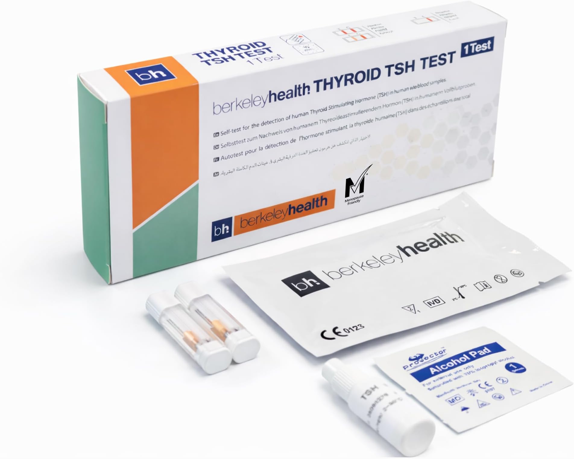 Thyroid TSH Self Test Kit by Berkeley Health (Easy Check) - Thyroid Balance Awareness, Easy Home Use, Fast Results - 1 Test