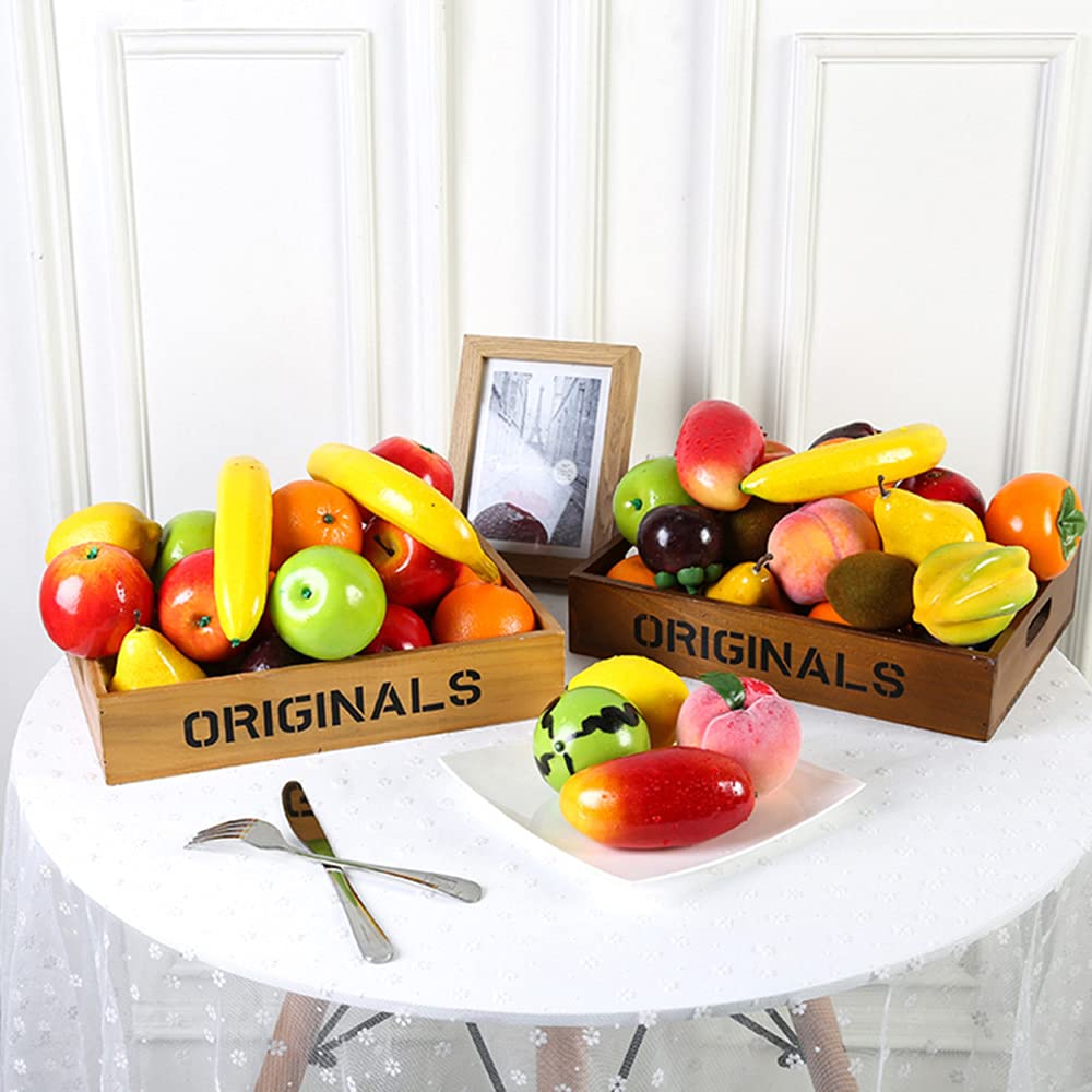 Amazon.com: YANGMEI Set of 12 Mixed Different Fruits, Artificial