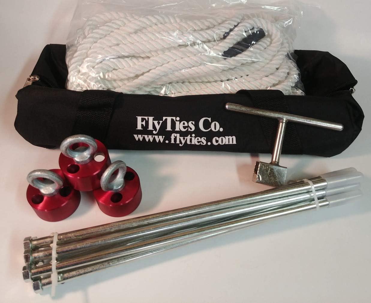 Aircraft Tie Down Anchoring System Kit. 18-Piece. Lightweight, Strong, Safe and Durable. Corrosion Resistant. Easy to Assemble