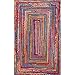 nuLOOM Tammara Bohemian Hand Braided Area Rug, 3x5, Multi
