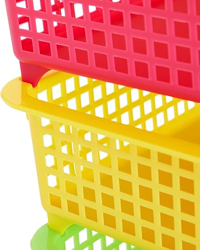 Miniatura 5 de Bright Creations Teacher Supplies - Bandeja organizadora de cartas – Paquete de 6 unidades, 9 x 13 x 3 pulgadas, bandejas de papel apilables para