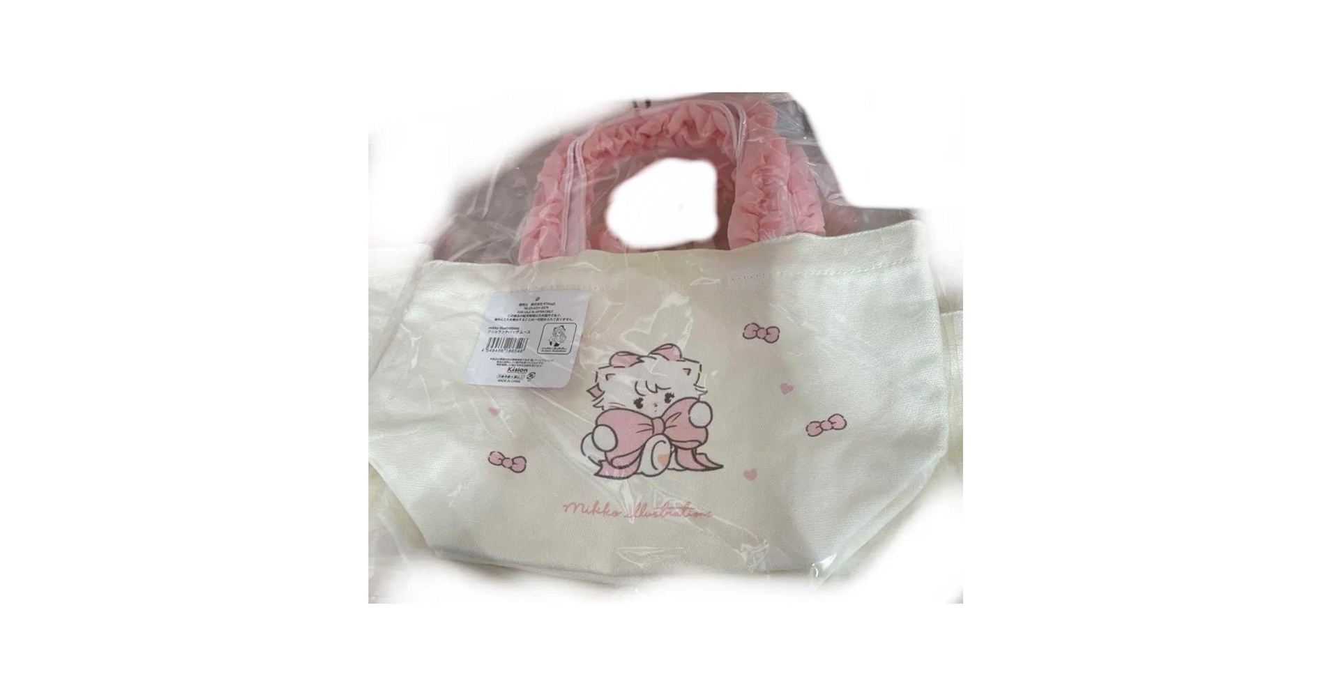 【大人気】mikko♡ムース　おカバンセットです^_^　mikkoカフェ 楽天市場】mikko illustrations もふもふトートバッグ ムース