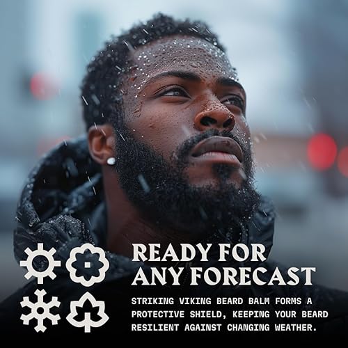 Miniatura 4 de Bálsamo para barba para hombres  Acondicionador para barba sin enjuague  Bálsamo para barba hecho con mantequilla de barba derivada de forma