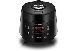 Cuckoo 10-Cup Korean Rice Cooker with Pressure Cooking Capability