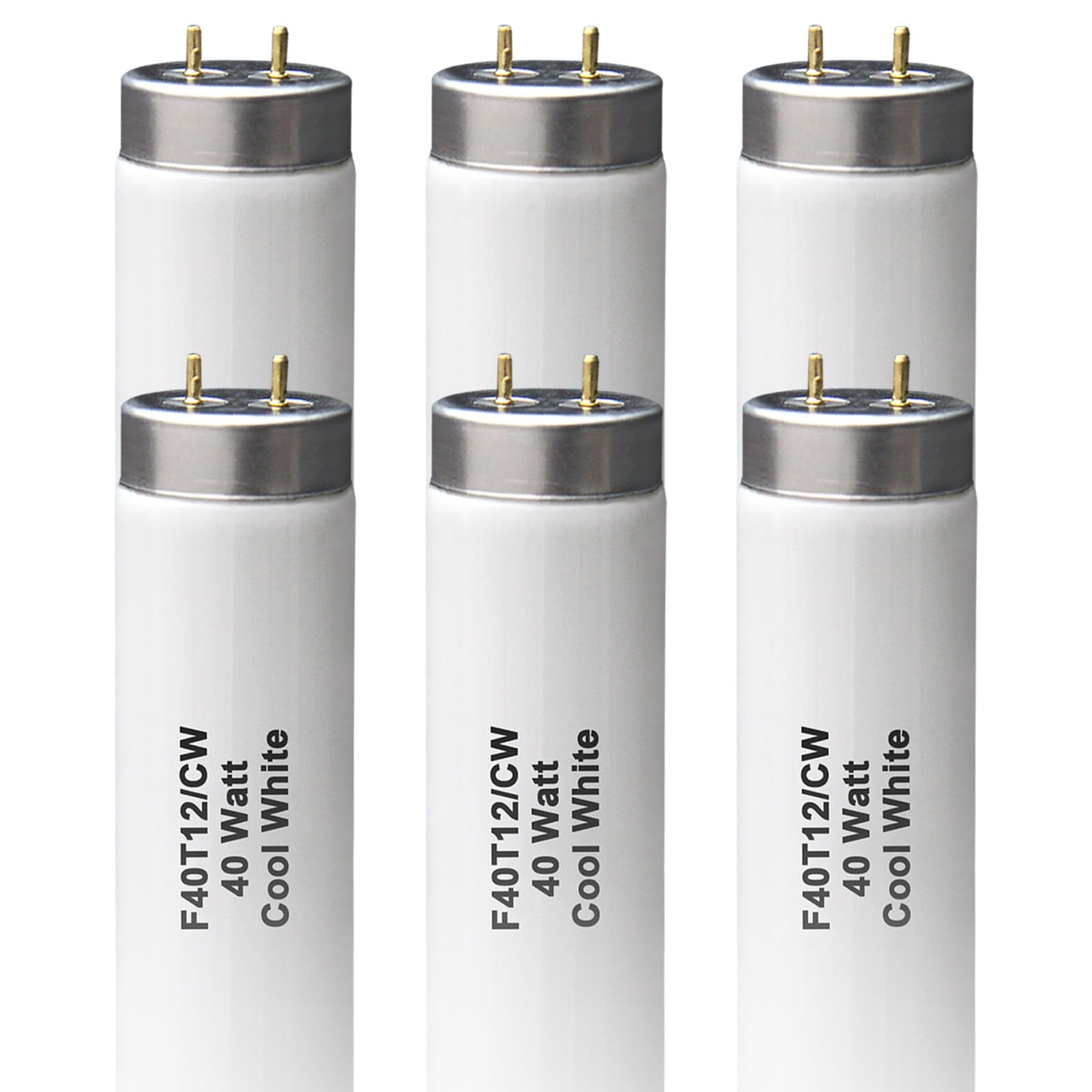 Westinghouse 40W F42T6/CW Fluorescent Light Bulbs – 2-Pack, Cool White 4200K, 262915