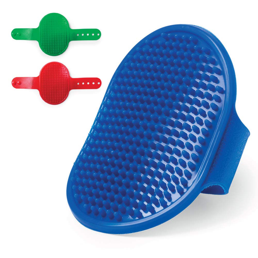 eBuyGB Brosse démêlante en Caoutchouc pour Animal Domestique Rouge