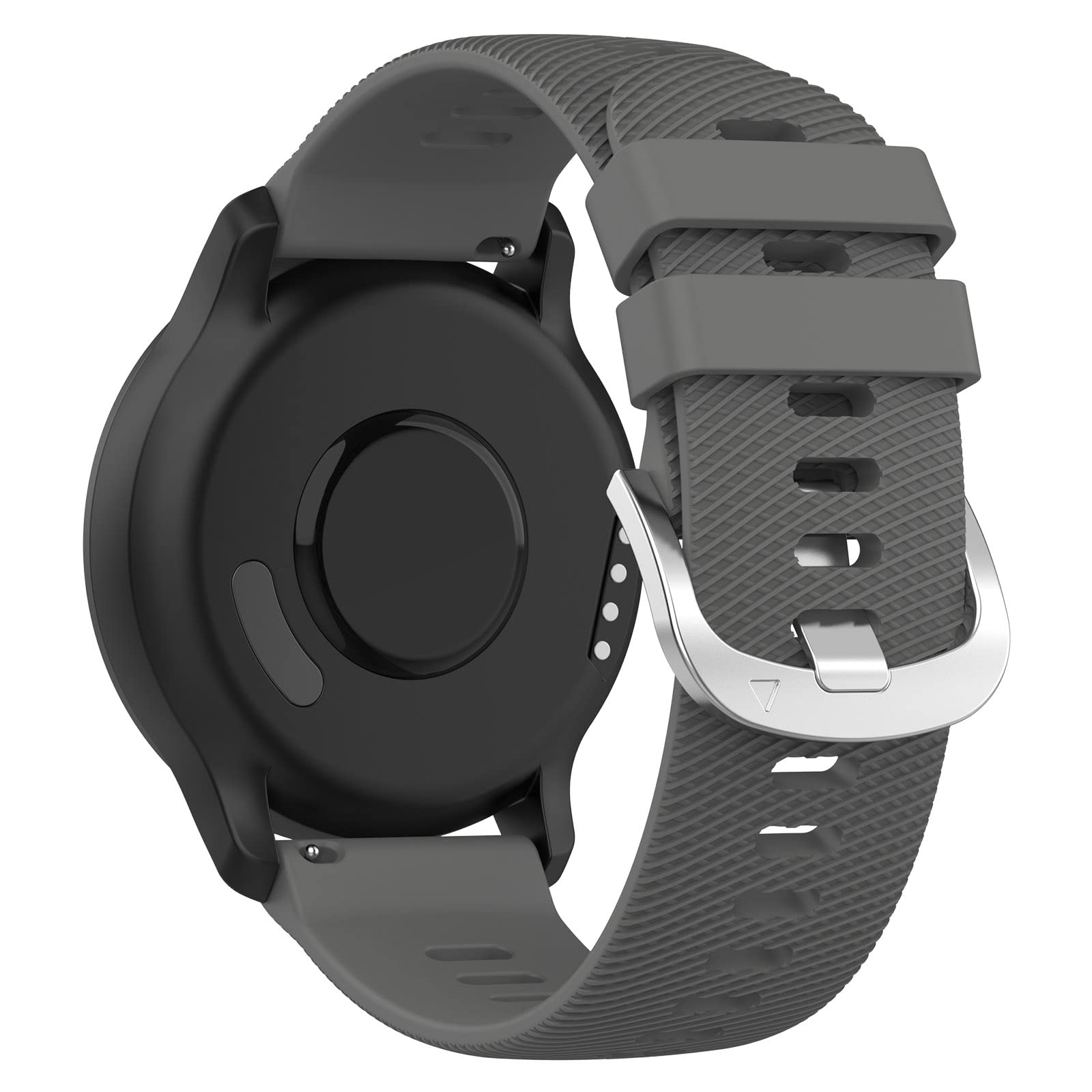 Silikonowy pasek do zegarka Garmin Forerunner 265/255 / Venu 2, 22 mm, Brak kamienia szlachetnego