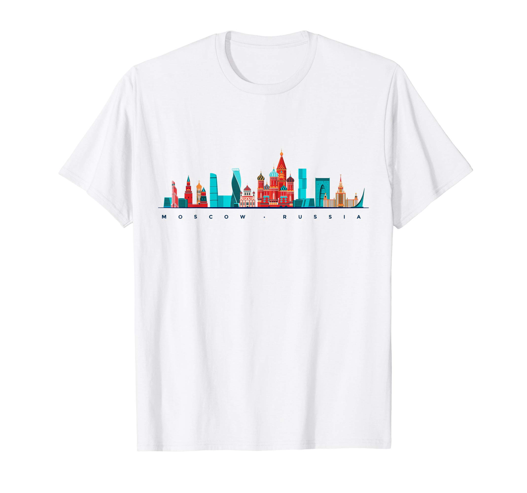 Moskau Russland SouvenirsMoscow Skyline Russia Russian Souvenir Gift T-Shirt