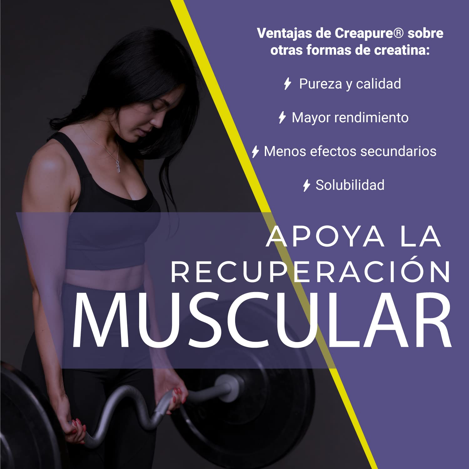 MASmusculo - Creatina Monohidrato Creapure® - en Polvo - Sin Azúcar - 300 g - Bote 3 Meses - Recuperador Muscular - Aumenta Masa Muscular - Sabor Chuches de Sandía — view 6