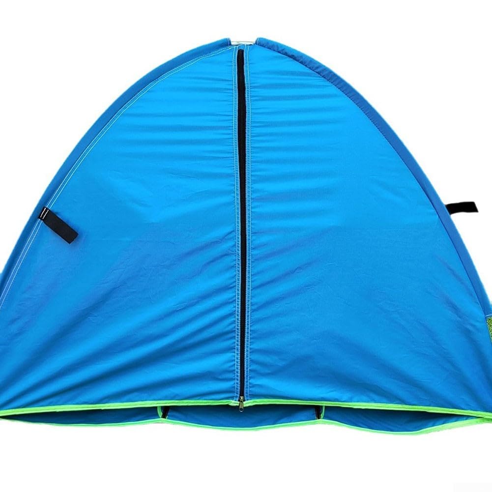 Armario de almacenamiento multifuncional para camping, con 9 compartimentos, tela Oxford, estantería para organización de equipos (azul)