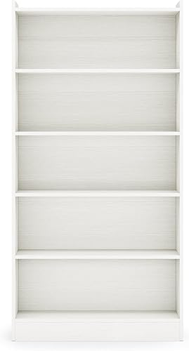 Miniatura 8 de Librería de 72 pulgadas de alto, estantería independiente de 6 niveles con estantes cerrados, organizador grande y abierto de madera para