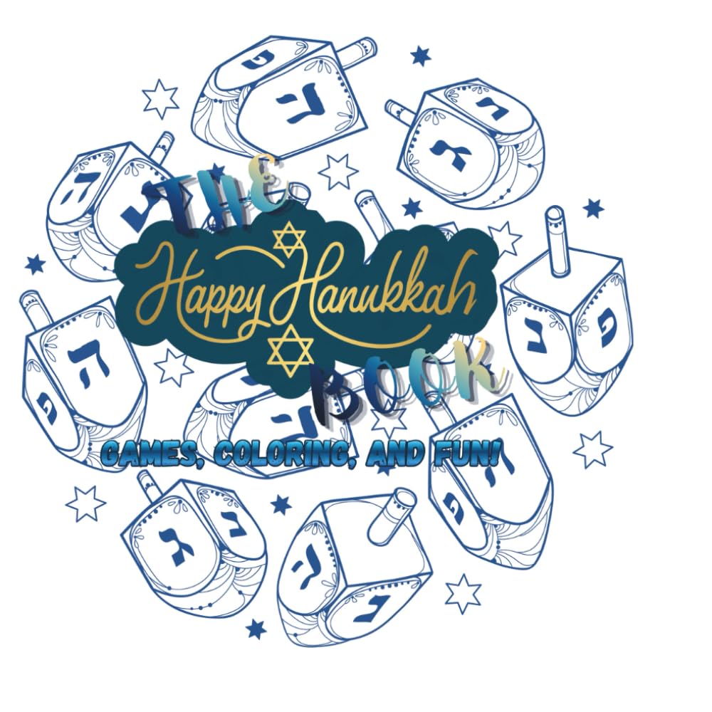 The Happy Hanukkah Book: Games, coloring, and fun!