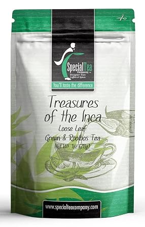 Special Tea Treasures of the Inca Loose Leaf Green Tea, 1 oz