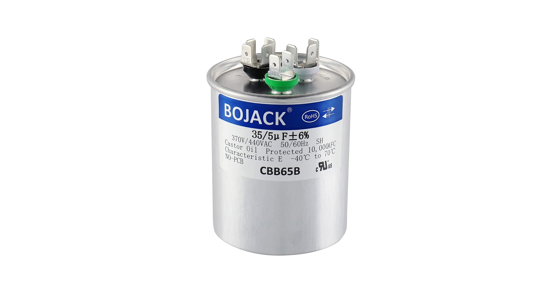 【ほぼ完品】 90s NATO international BOJACK 97F9899 35+5uF 35 MFD 440V Upgraded Replacement Round