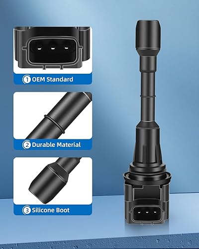 Vista 1709 de ECCPP Bobinas de encendido portátiles de repuesto para automóvil compatibles con Infiniti I30/para Nissan Maxima 3.0L V6 2000-2001 Reemplazo