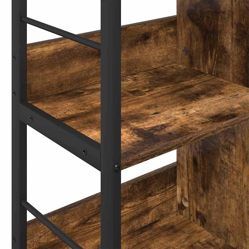Generisch Bücherregal Geräucherte Eiche 82 x 32 x 79 cm Holzwerkstoff,Möbel,Regalsysteme,Bücherregale Bücherschränke-883996