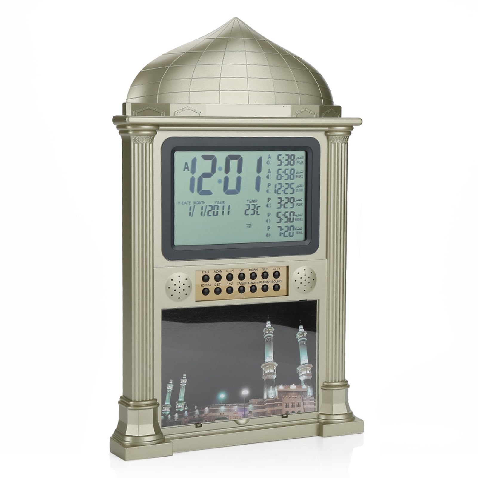 Reloj Despertador Digital con Pantalla LED, indicador de Hora Brillante para Uso en Dormitorio, hogar u Oficina (1 Unidad)