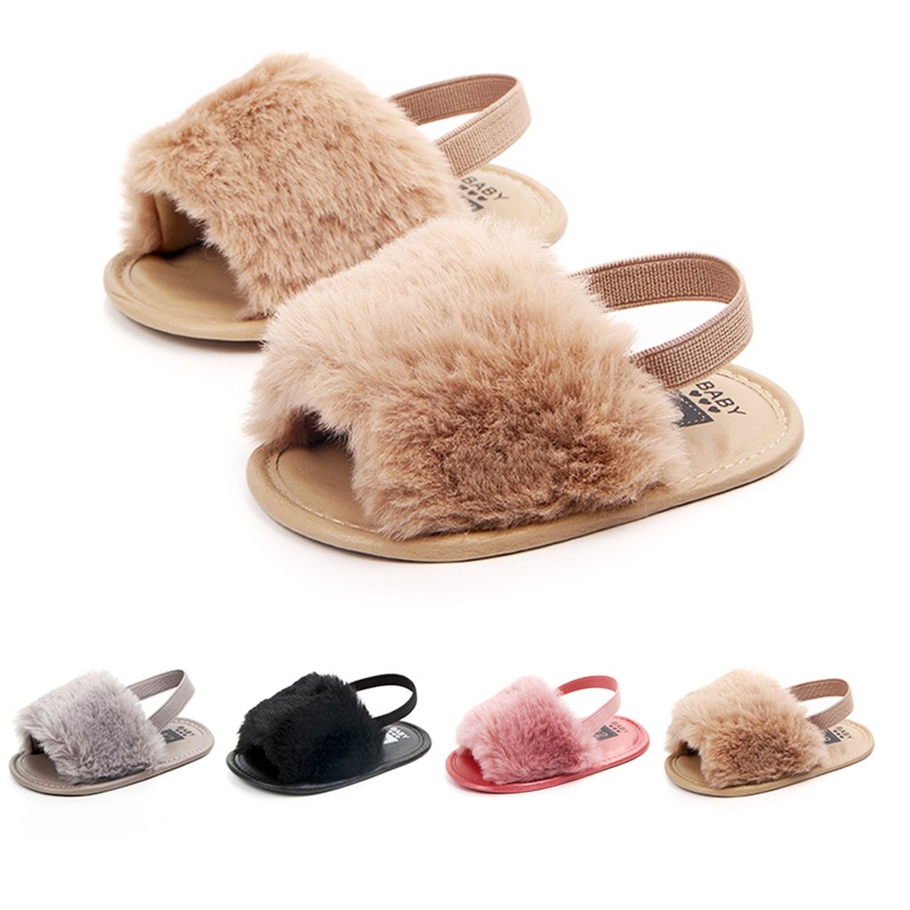 Baby Toddler Girls Sandals First Walker Shoes for 0-24 Months 0-6M Black-image-21