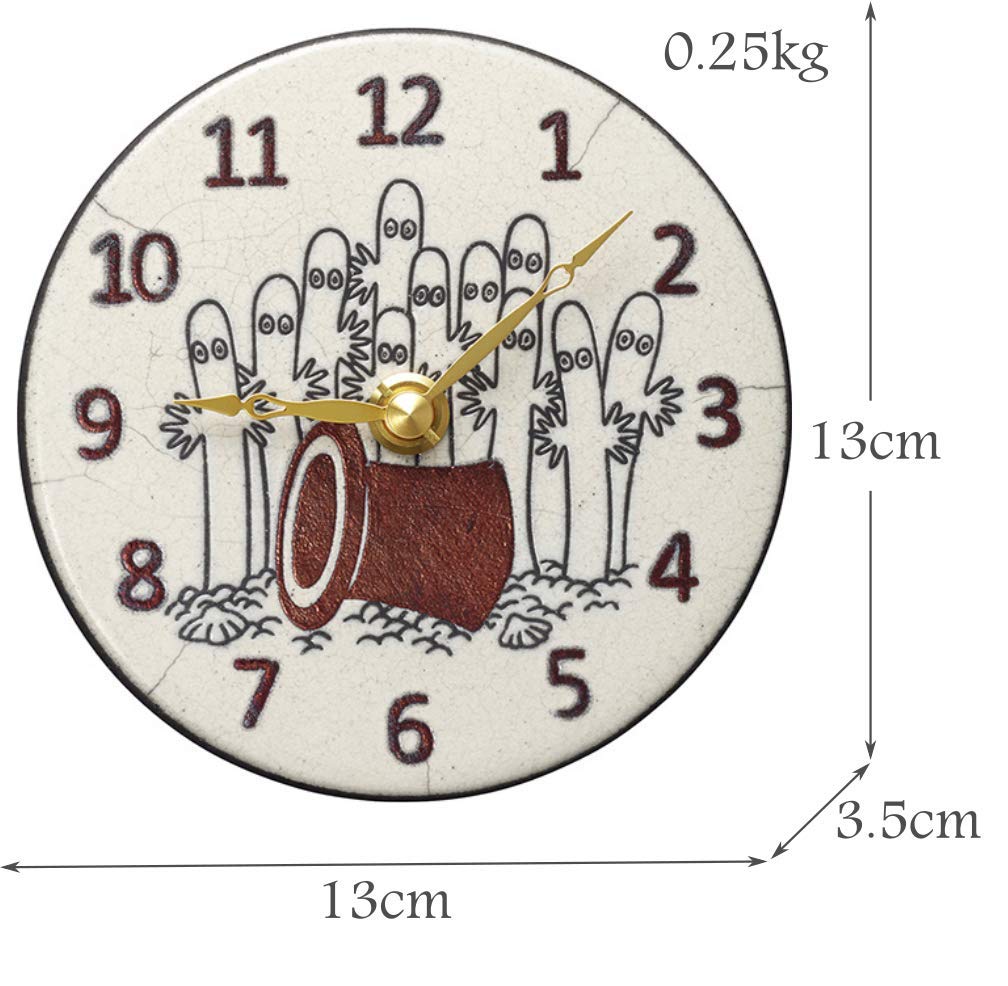 ムーミン ニョロニョロ リズム時計 Amazon.co.jp: リズム(RHYTHM) 掛け時計 ニョロニョロ φ13x3.5cm
