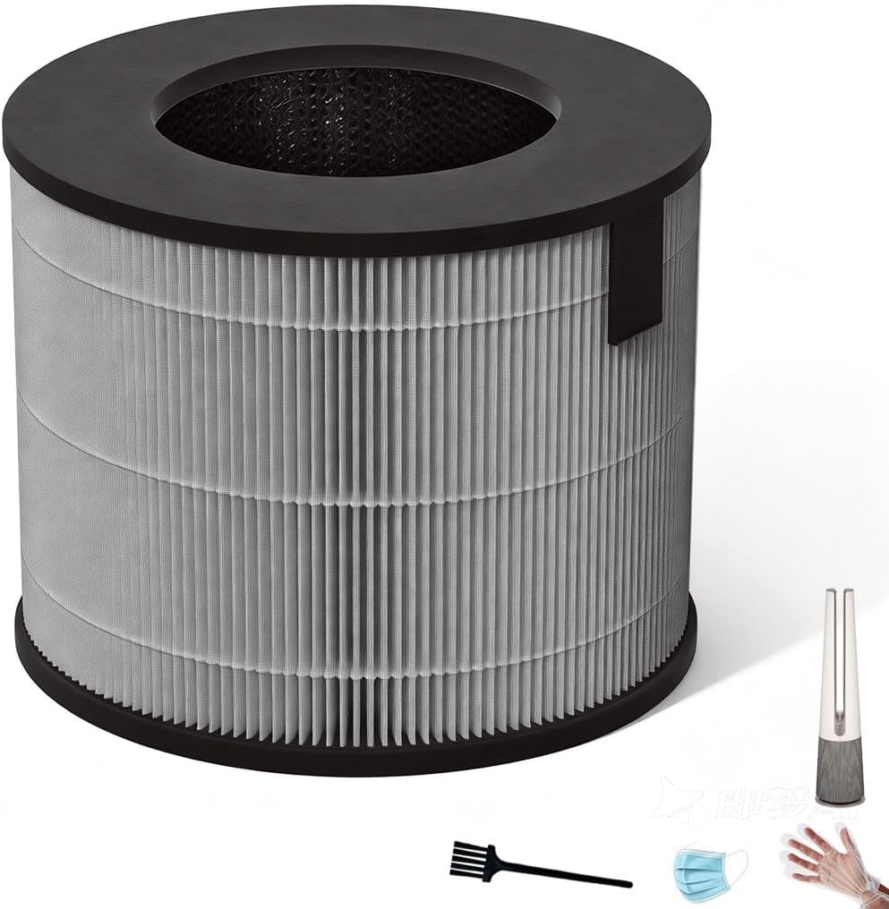 U9C HEPA Replacement Filter Compatible with LG PuriCare AeroTower Fan U9C Series U9CV2B / U9CS1C / U9CV1C, H13 True HEPA 3-in-1 Filtration with Activated Carbon, 1 Pack