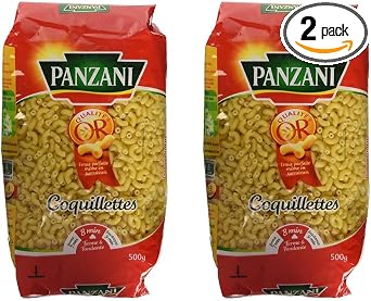 Panzani Coquillettes Pasta 500g x 2