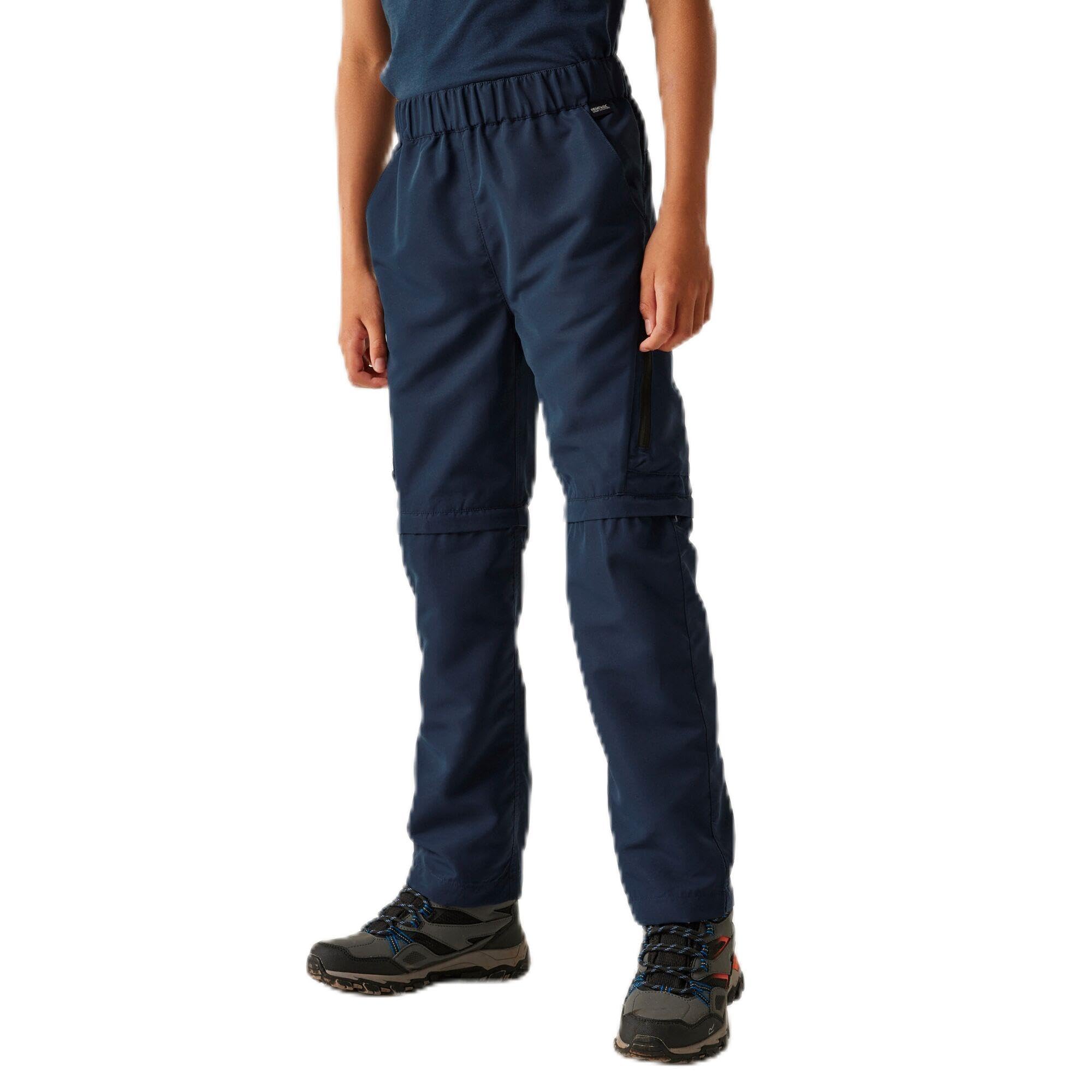 Regatta Kids Sorcer Zip Off Trousers III Navy